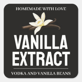 Anpassa Vaniljextrakt etikett ZVEG_101_01sq