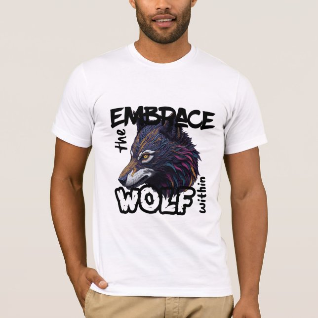 Anpassa vargen inom t shirt (Framsida)