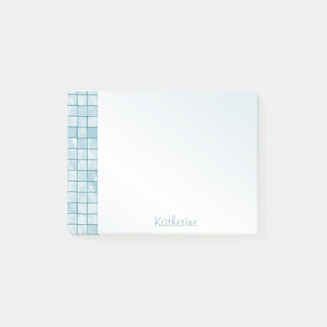 Anpassa variegerad vattenlevande dekorativ panel post-it block (Framsida)