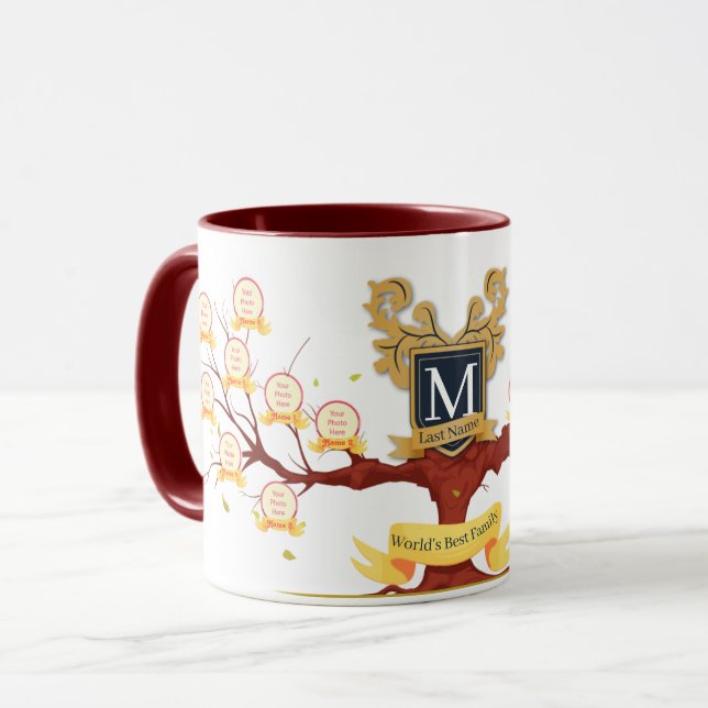 Anpassa världens bästa fotopatsamling i Träd Mugg (Framsida vänster)