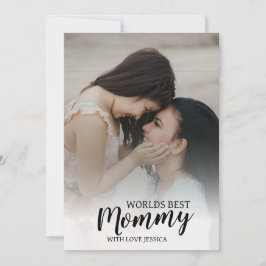 Anpassa världens bästa Mamma-foto Inbjudningar