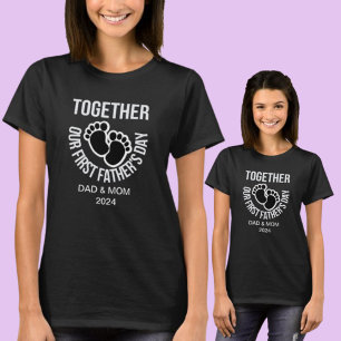 Anpassa vårt första Fars dag tillsammans T Shirt