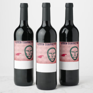anpassa vin flaskor. vinflaska etikett