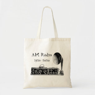 Anpassa Vintage AM-radiomottagare Tygkasse
