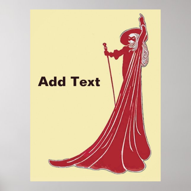 Anpassa Vintage Opera Poster (Framsidan)