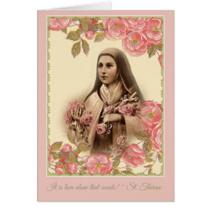 Anpassa Vintage St. Therese w/Ro OBS Kort