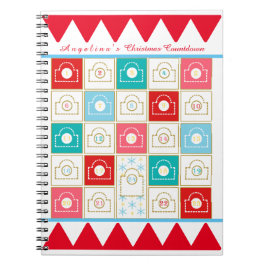 Anpassa vintagens annonskalender anteckningsbok