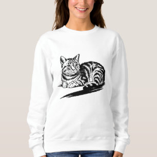 Anpassa Vit Svart Katt Mamma Rolig Rolig Husdjur F T Shirt