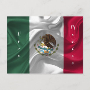 Anpassa Viva Mexico Flagga Vykort