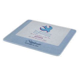 Anpassa, Vuxen Baptism Dove på Blue