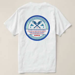 Anpassa VVS-entreprenör Business Mäns  T Shirt
