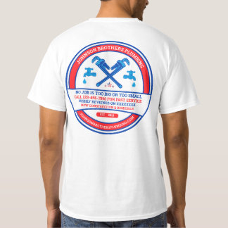 Anpassa VVS-entreprenör Business Mäns T Shirt