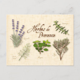 Anpassa vykort för Herbes de Provence