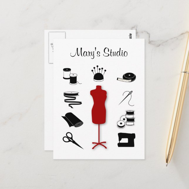 Anpassa vykortet med text vykort (Fram/Back In Situ)