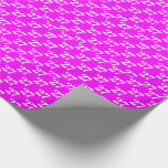 Anpassa w/Initial, Vit Brev, Nummer-magenta Presentpapper<br><div class="desc">Anpassa med Papper anpassning av W/Initial,  White Brev,  Number magenta Wrapping,  anpassa alla dina presenter med sina enskilda brev,  initialer,  alfabet,  namn för födelsedag,  jul,  Helgdagar som omsluter pappra</div>