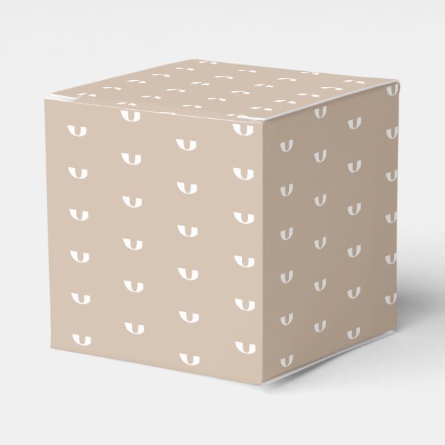 Anpassa w/nummer, inledande beige beige beige vit  presentaskar (Framsidan Sidan)