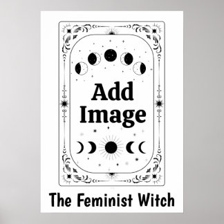 Anpassa Zodiac Tarot Feministisk Present Häxkonst Poster
