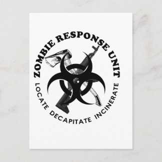 Anpassa Zombie Gift Response Team Gifts Vykort