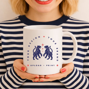 Anpassad 0,6l Jumbo-mugg Din design uppladdning Jumbo Mugg