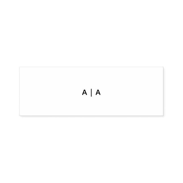 Anpassad 1,4" x 0,4" stämpel (Design)