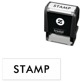 Anpassad 1.8" x 0.65" självfärgande stämpel