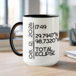 Anpassad 2026 Eclipse Mugg