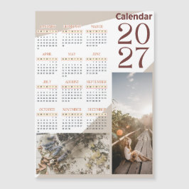 Anpassad 2027 Personlig Bild Väggkalender