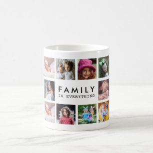 Anpassad 20 Foto Collage Familjen Är Allt Citat Kaffemugg
