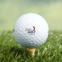 Anpassad 20XX Golf Sports Club Golfboll