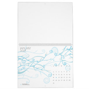 Anpassad 28 cm L x 36 cm B Sakura Deco Kalender