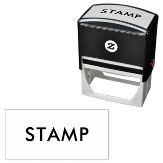 Anpassad 2.9" x 1.4" självfärgande stämpel