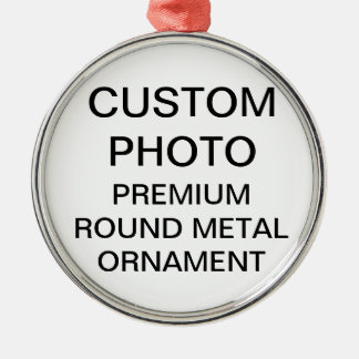 Anpassad 2" rund fotofristid lysningsgran ornament