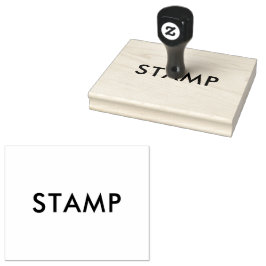 Anpassad 4,0" x 5,0" storlek stämpel