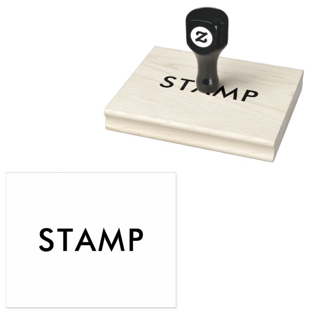 Anpassad 4,0" x 5,0" storlek stämpel (Stämplad)
