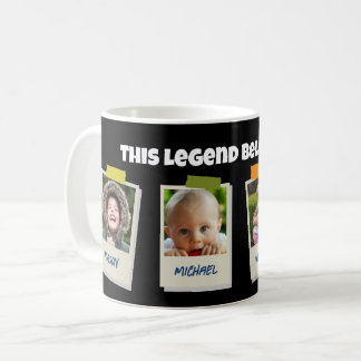 Anpassad 4 Foto Denna Legend Tillhör Farfar Kaffemugg