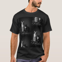 Anpassad 4K-husdjursporträtt T-shirt