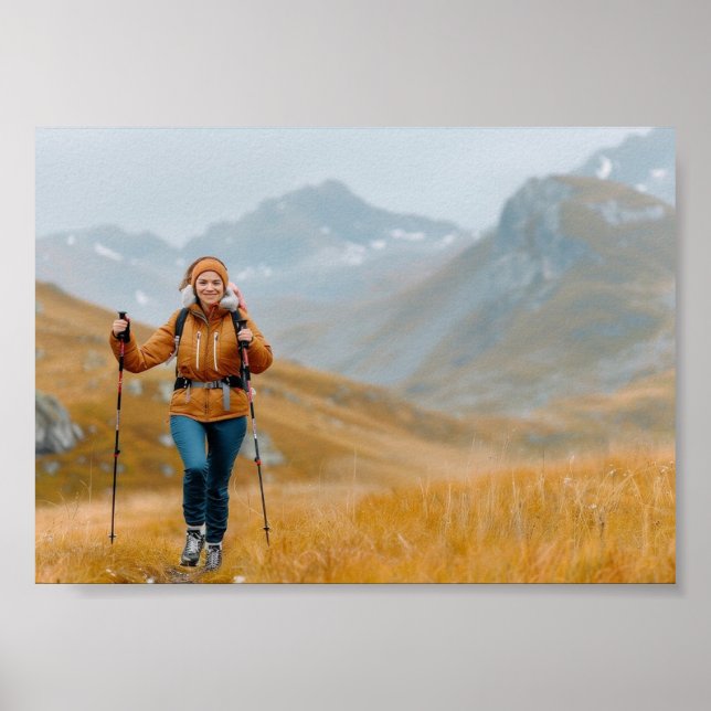 Anpassad 7x5 Fotoprint – Personliga Fotopresenter Poster (Framsidan)