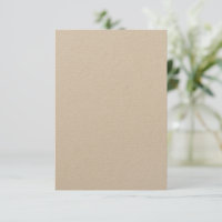 Anpassad 8,9 cm x 12,7 cm Kraft | Miljövänlig Matt