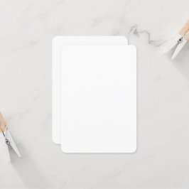 Anpassad 8,9 cm x 12,7 cm rundad halvblank hög kva inbjudningar