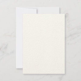 Anpassad 8,9 cm x 12,7 cm Rustik filt Ecru bröllop Inbjudningar