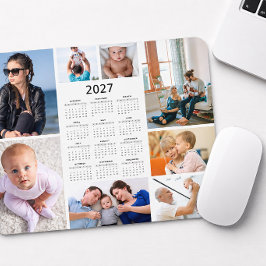 Anpassad 8 Fotos Kollage 2027 Kalender Musmatta