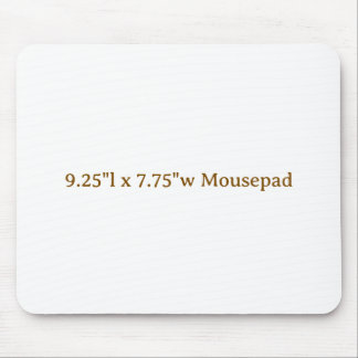 Anpassad 9,25"l x 7,75"b musmattor