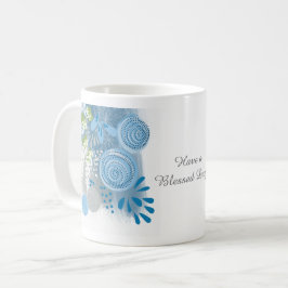 Anpassad Abstrakt Blomma Kaffemugg