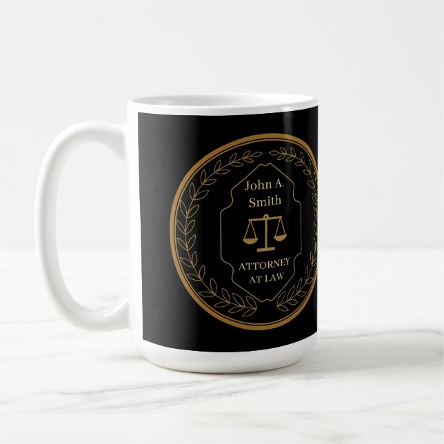 Anpassad advokatbyrå  kaffemugg (Vänster)
