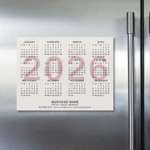 Anpassad affärskalender 2026 Magnetisk