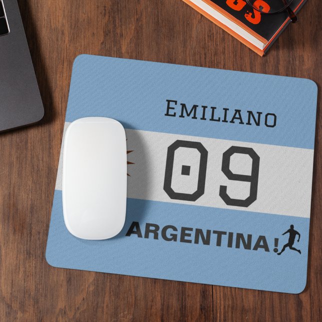 Anpassad Albiceleste Sol Flagga Atlet Grafik Musmatta (Skapare uppladdad)