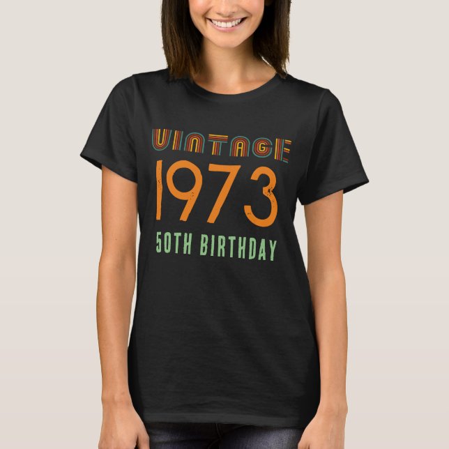 ANPASSAD ÅLDER FÖDELSEÅR FÖDELSEDAG ÅR T SHIRT (Framsida)
