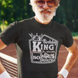 Anpassad åldersfirande födelsedagskung Personliga T Shirt