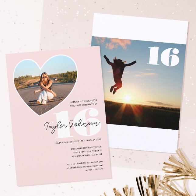 Anpassad åldersrelaterad födelsedagsfest foto hjär inbjudningar (Skapare uppladdad)