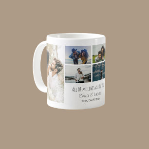 Anpassad 'All of Me Loves All of You' Foto Mugg